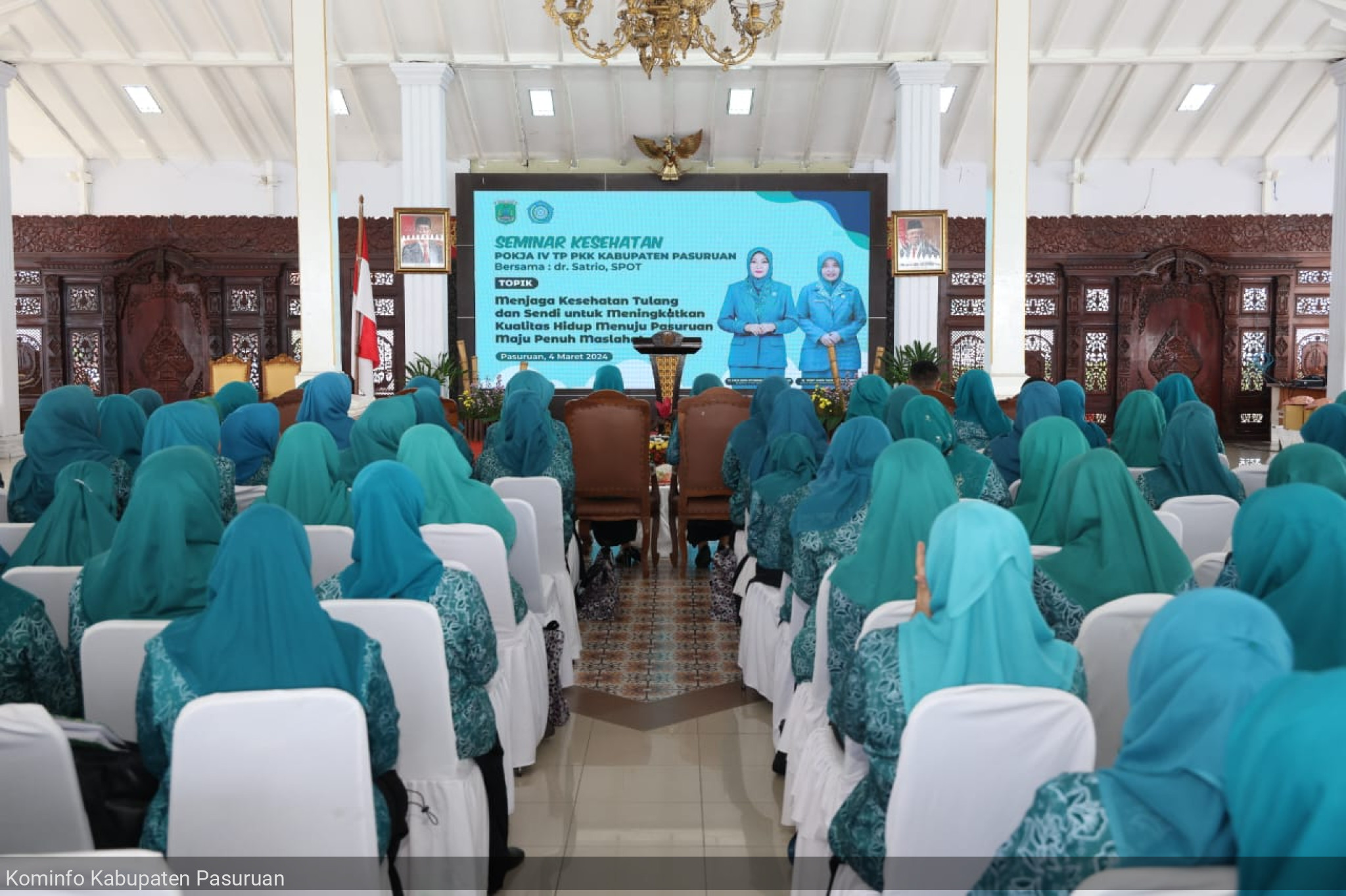 Optimalkan Kesehatan Tulang dan Sendi, TP PKK Kabupaten Pasuruan Gelar Seminar Kesehatan