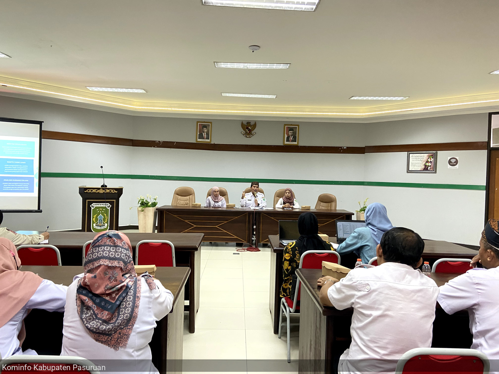 Dinas Kominfo Kabupaten Pasuruan Gelar Rapat, Komitmen Wujudkan Satu Data