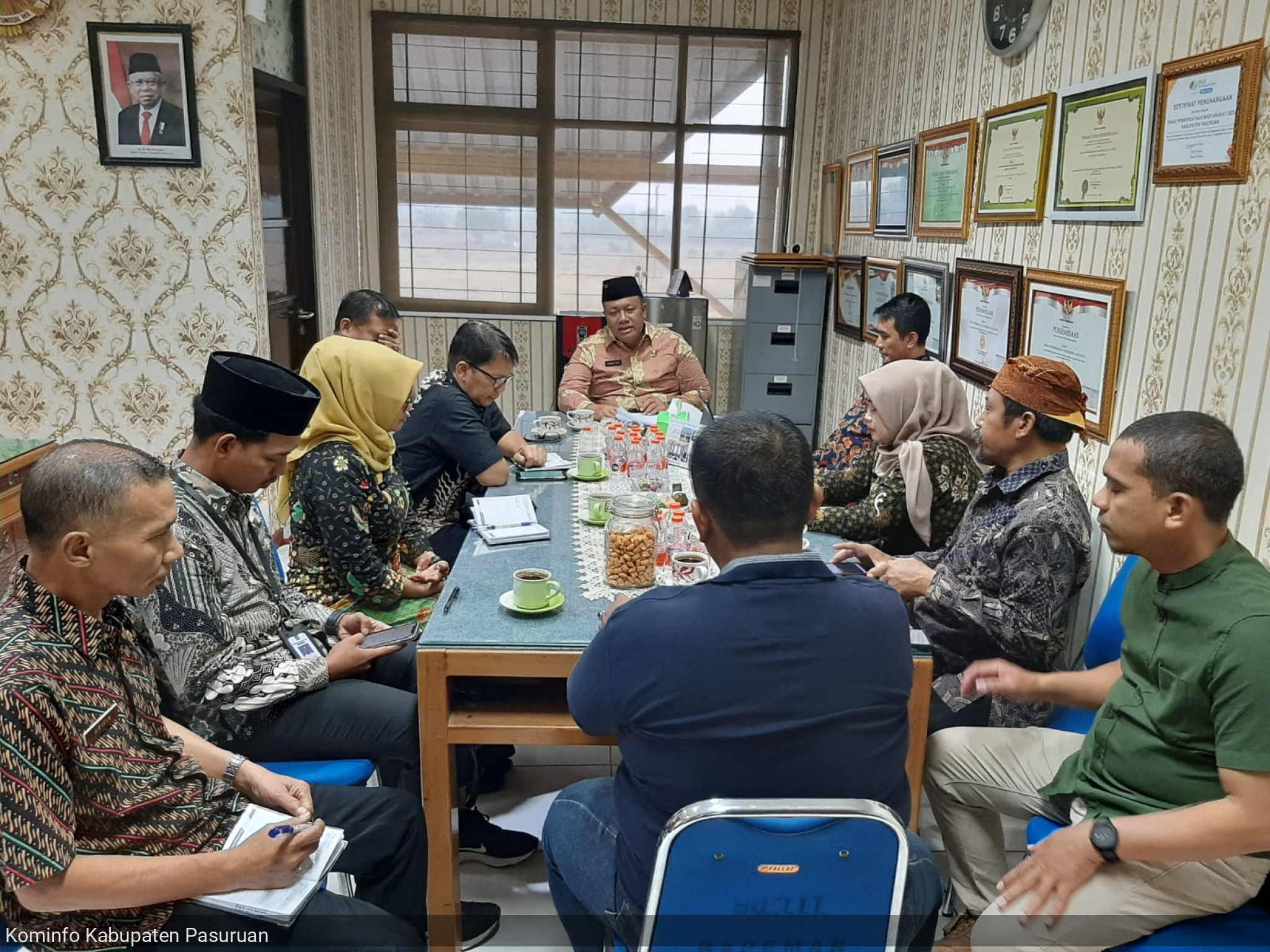 Sukseskan Pengukuhan Tambahan Masa Jabatan 2 Tahun Kades dan BPD, Pemkab Pasuruan Gelar Rapat Persiapan