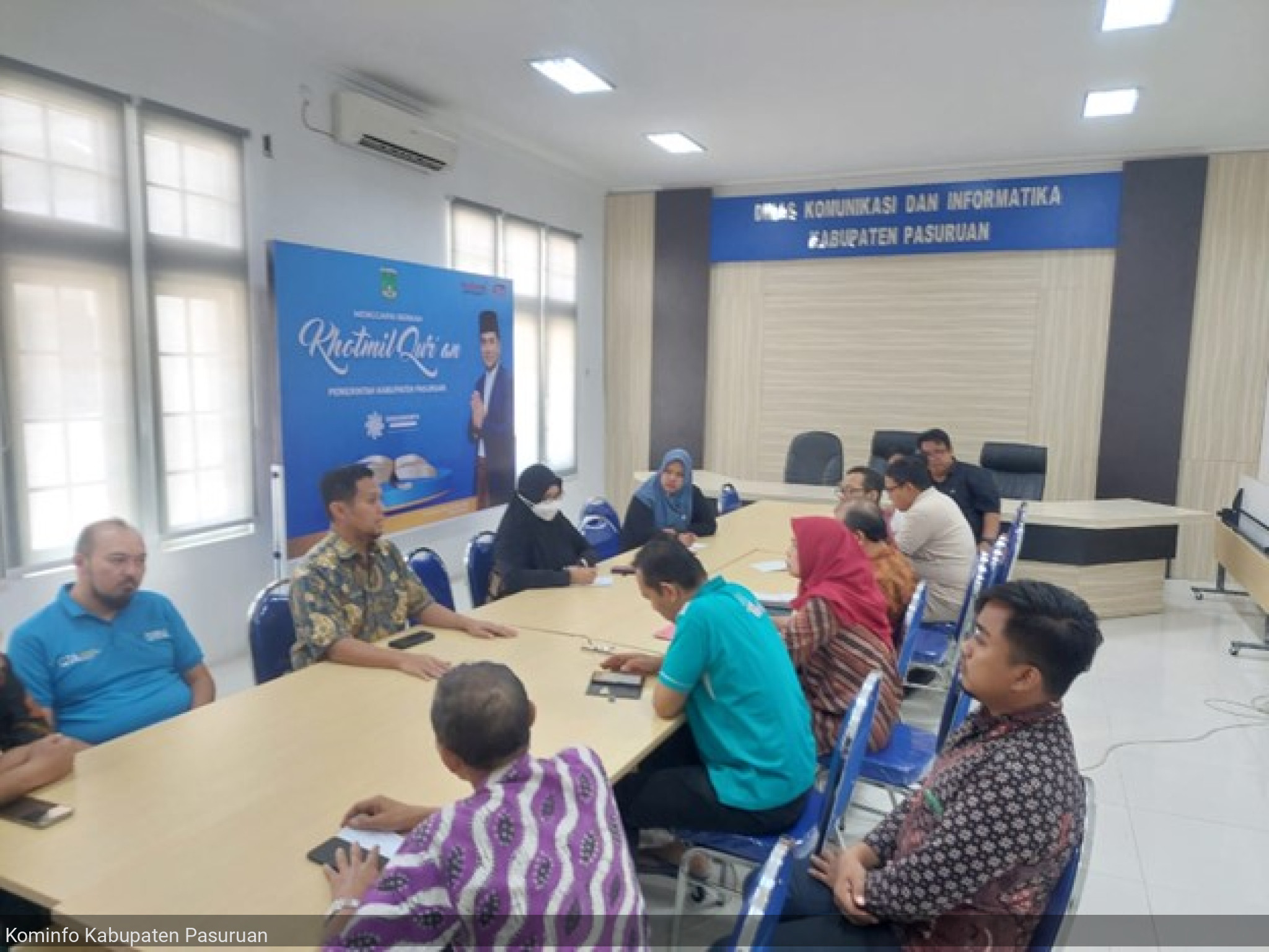 Dinas Kominfo Kabupaten Pasuruan Lakukan Koordinasi Perbaikan Bukti Dukung Indikator SPBE Tahun 2024