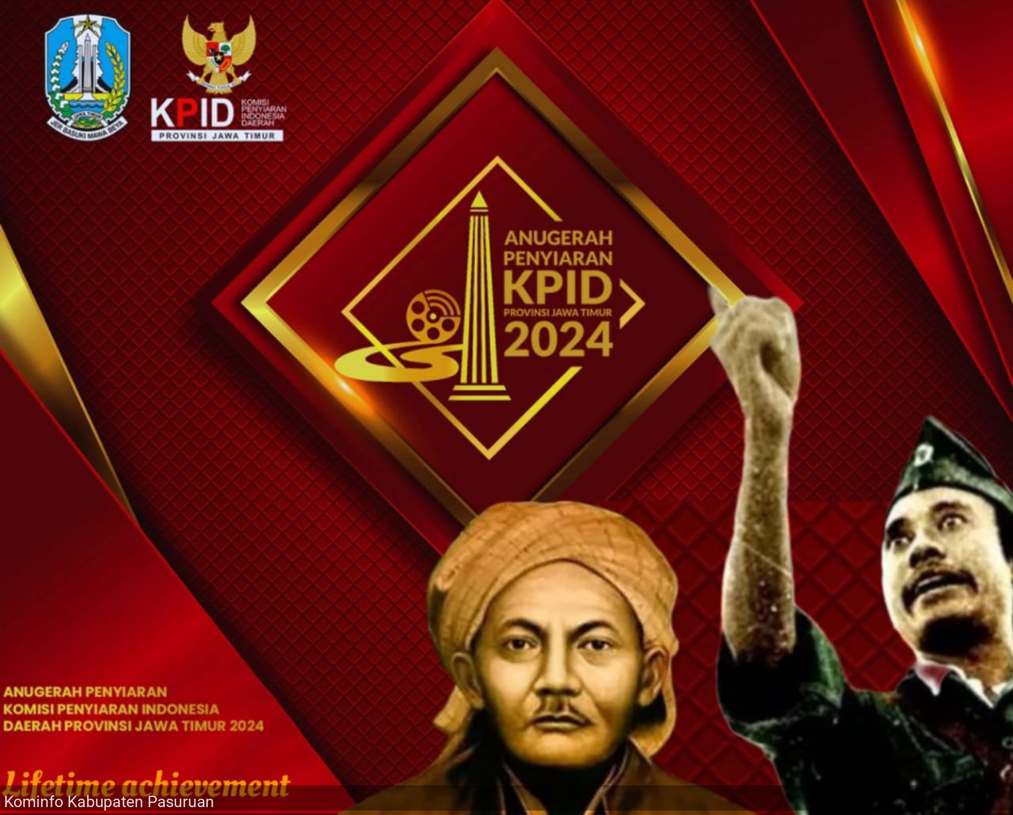 Anugerah Penyiaran Jatim 2024 Akan Sematkan Lifetime Achievement Award pada Bung Tomo dan KH. Hasyim Asy'ari