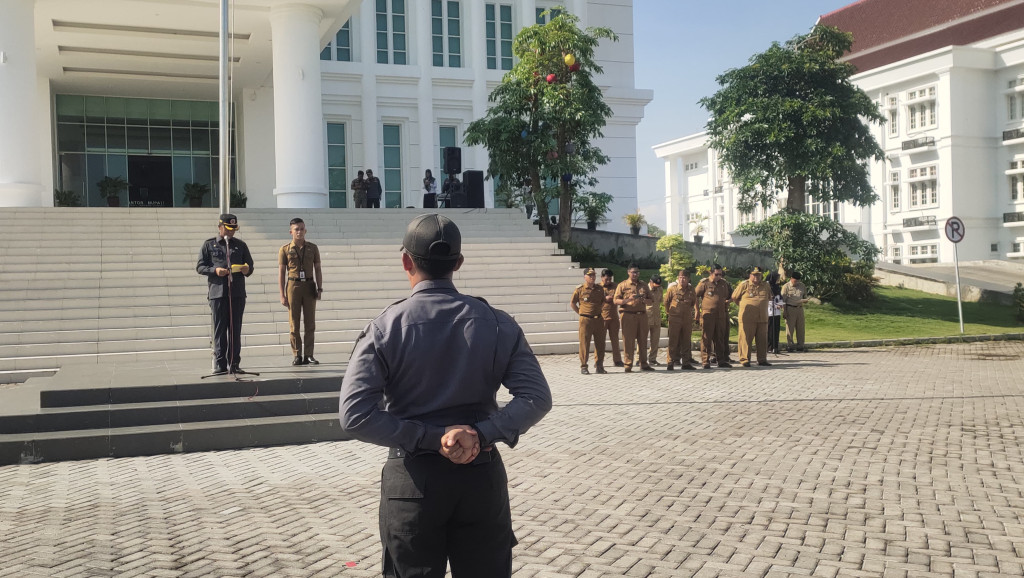 Apel Kesiapsiagaan Satlinmas dalam Pilkada Tahun 2024