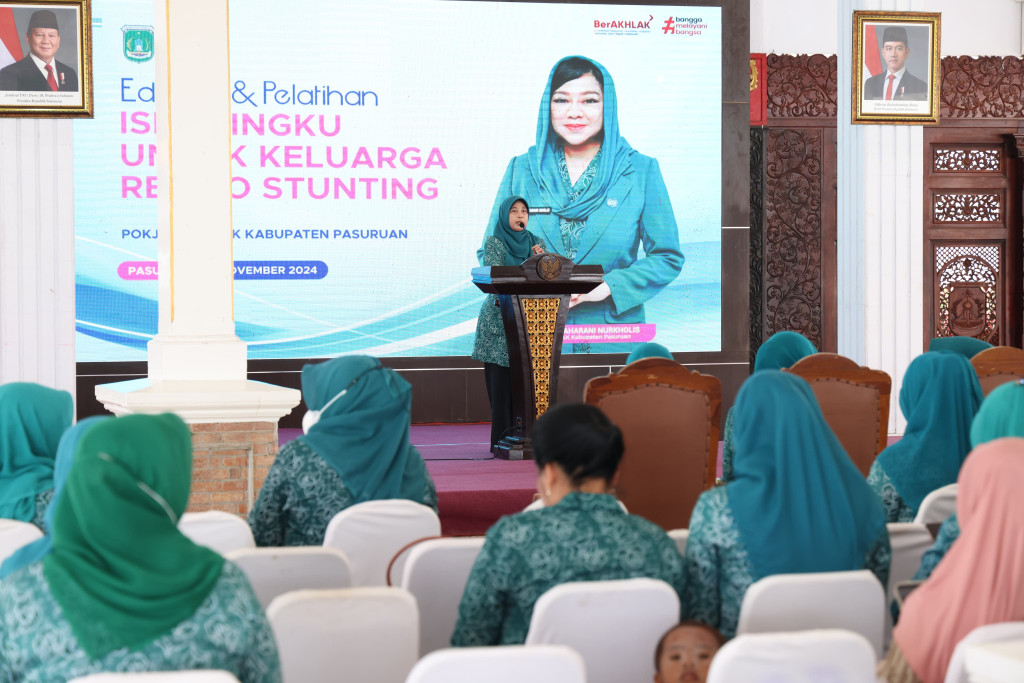 Edukasi dan Pelatihan Isi Piringku untuk Keluarga Resiko Stunting TP PKK Kab. Pasuruan