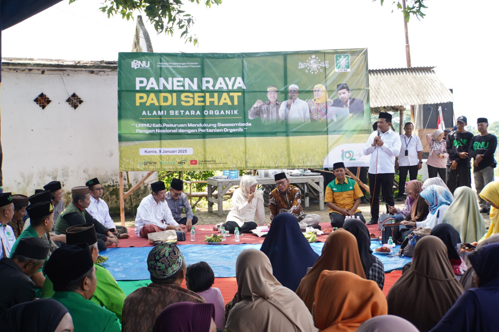 Gubernur Jatim Panen Raya Padi Sehat di Kabupaten Pasuruan