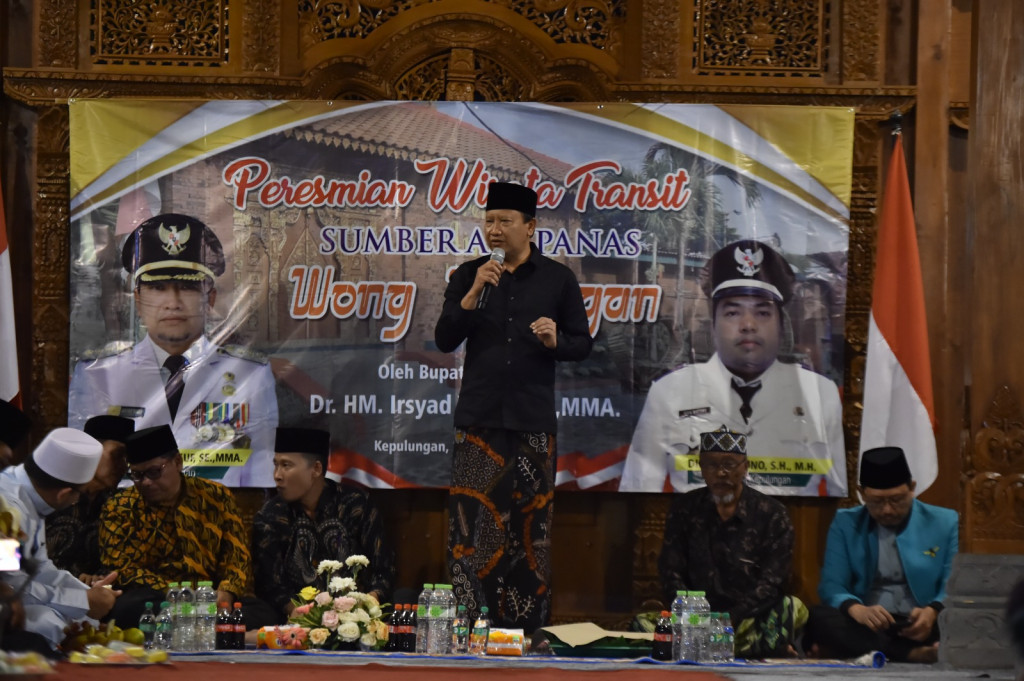 Peresmian Wisata Transit Air Panas - Kepulungan Gempol