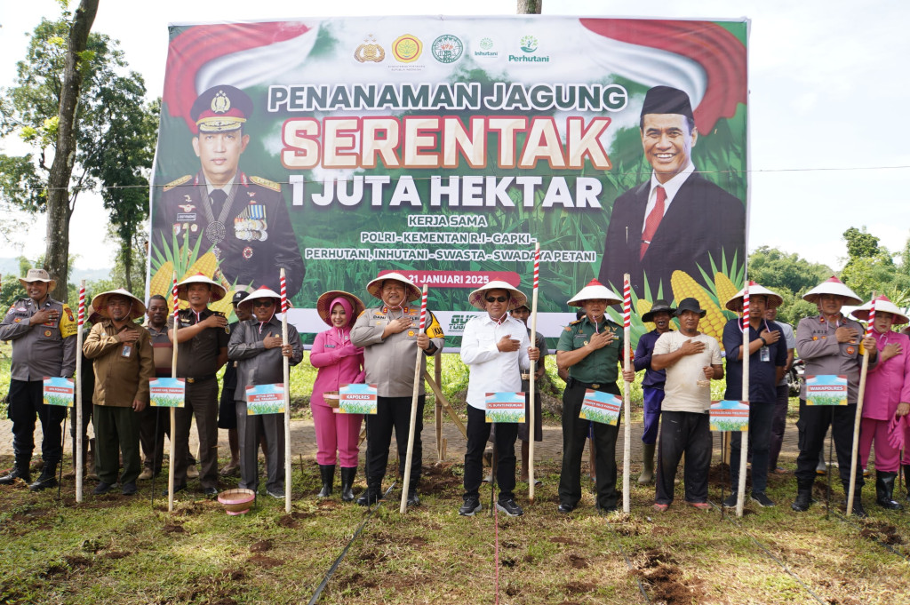 Penanaman Jagung Serentak 1 Juta Hektar di Kabupaten Pasuruan