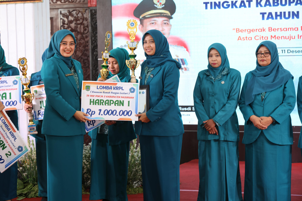 Peringatan Hari Kesatuan Gerak (HKG) PKK Ke 53 Kabupaten Pasuruan