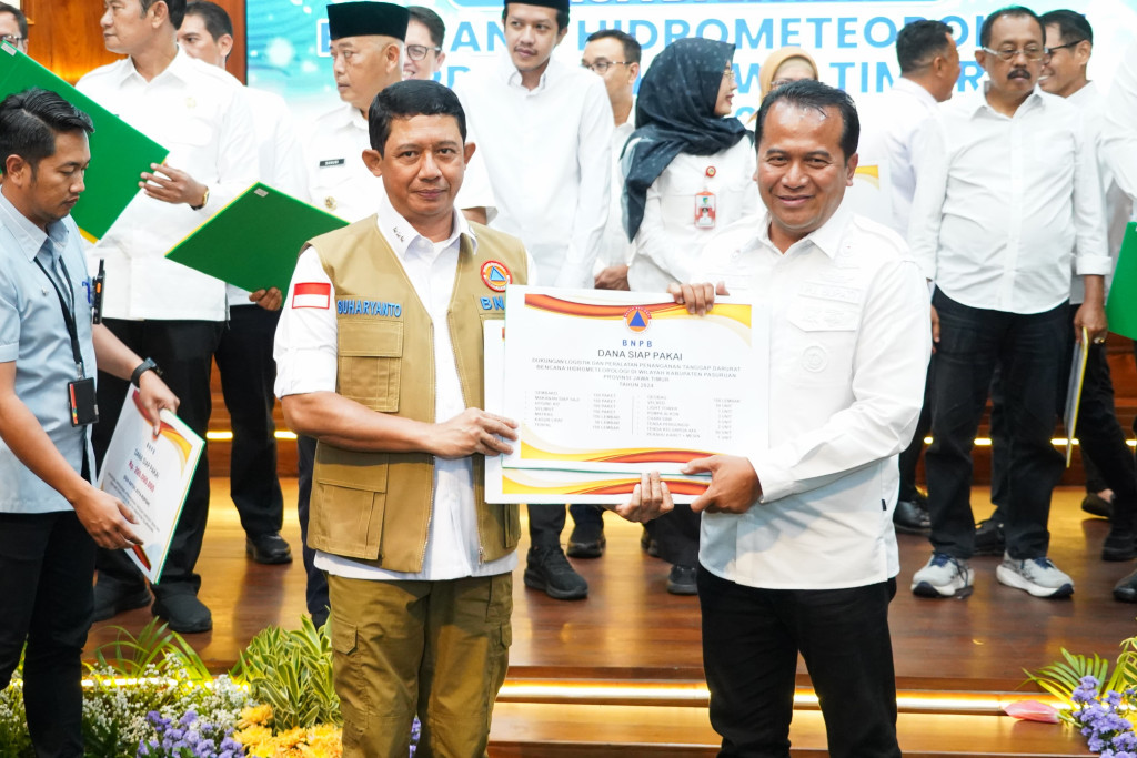 Rapat bersama Menko PMK dan Kepala BNPB Pemkab Pasuruan