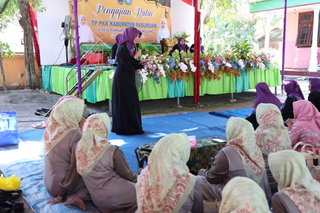 Pengajian Rutin TP-PKK Kabupaten Pasuruan di Kecamatan Nguling