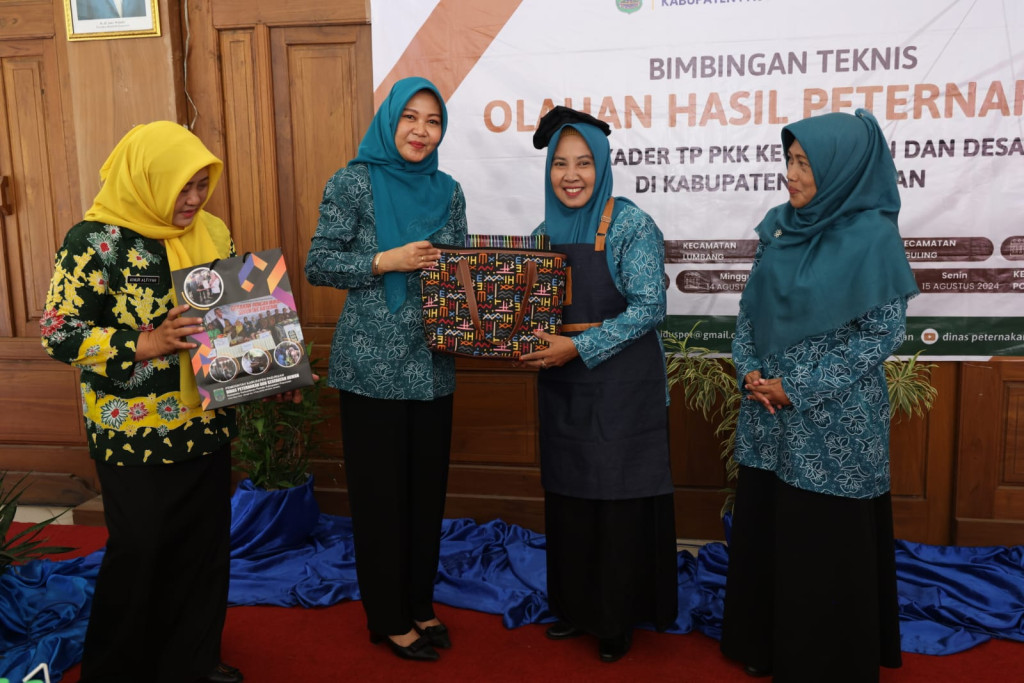 Bimtek Hasil Olahan Peternakan TP PKK Kabupaten Pasuruan