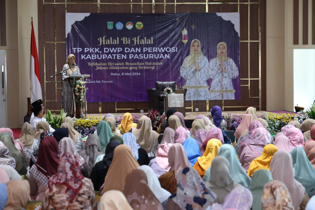 Halal Bihalal TP PKK, DWP dan Perwosi Kab. Pasuruan