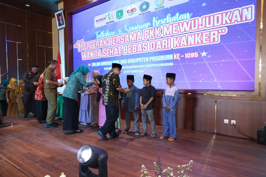 Talkshow dan Seminar Kesehatan TP PKK dalam rangka HUT Kabupaten Pasuruan Ke-1095