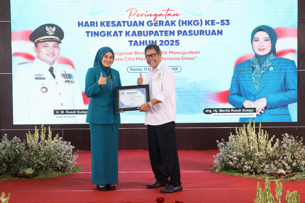 Peringatan Hari Kesatuan Gerak (HKG) PKK Ke 53 Kabupaten Pasuruan